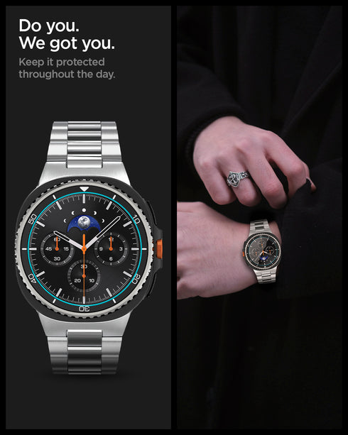 Spigen Galaxy Watch 8 Classic (46mm) Screen Protector GLAS.tR EZ Fit